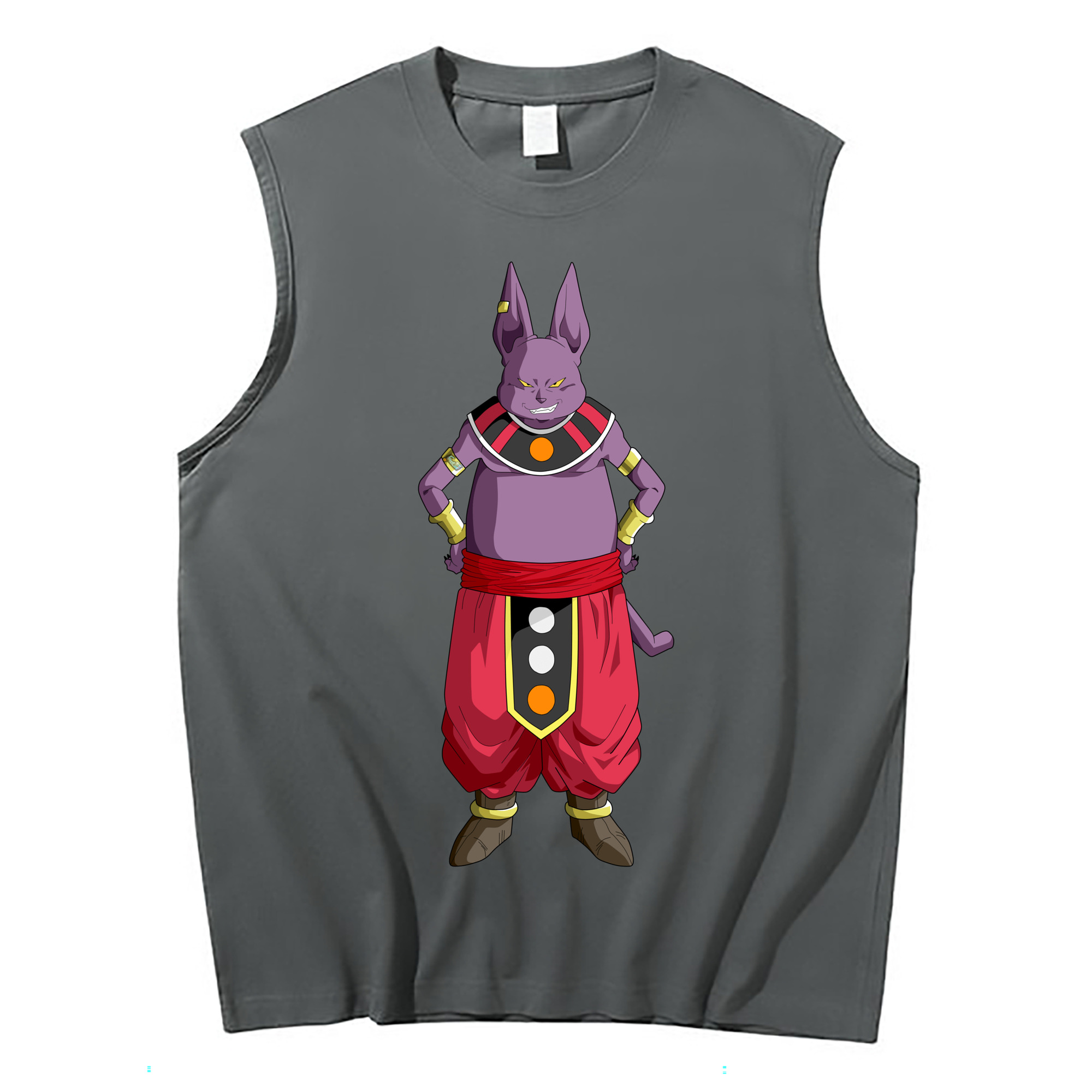 （画像用） ドラゴンボール シャンパ DRAGON BALL Champa コットン100％タンクトップ（フロントプリント）